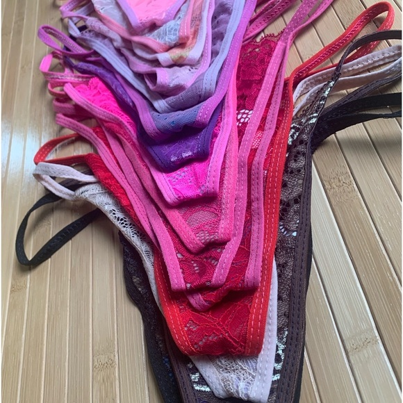 NEW Women’s 15 Pair Lace G-String Thong Set S/M - Picture 4 of 9